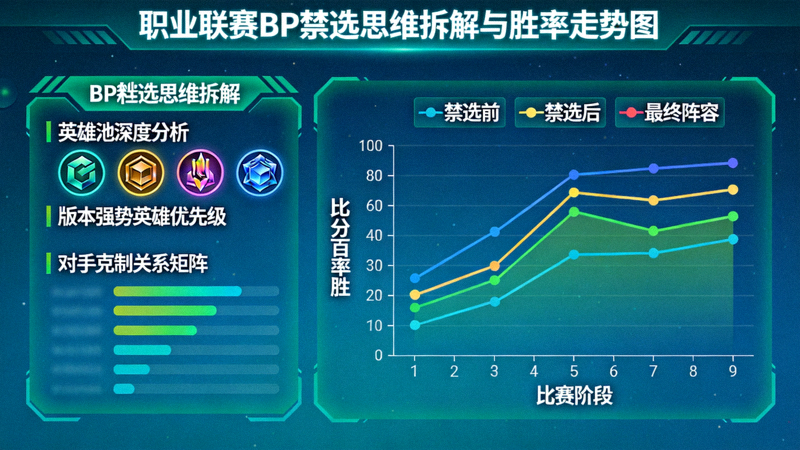职业联赛BP禁选思维拆解与胜率走势图配图