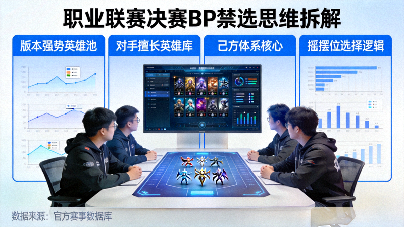 职业联赛决赛BP禁选思维拆解现场配图